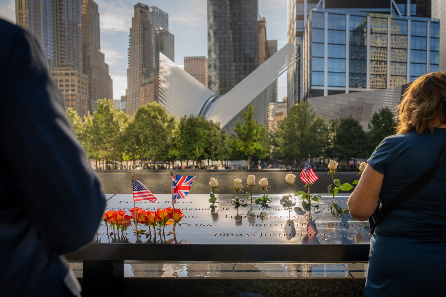 President Joe Biden and Vice President Kamala Harris attend a commemoration ceremony on the 23rd anniversary of the 9/11 terrorist attacks at Memorial Plaza, previous site of the World Trade Center, Wednesday, September 11, 2024, in New York City. (Official White House Photo by Adam Schultz)